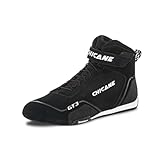 Chicane Mens GT3 SFI Fire Retardant Suede Motorsport Race Car Driving Shoe, Black, Size 12