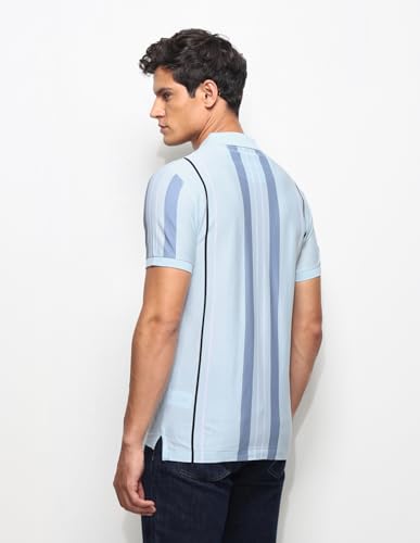 Image of U.s.Polo Association Men's Vertical Striped Slim fit Polo Shirt