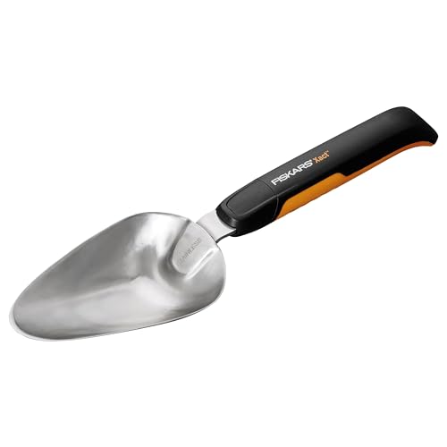Fiskars 315530-1001 Xact Garden Hand Trowel, Black/Silver
