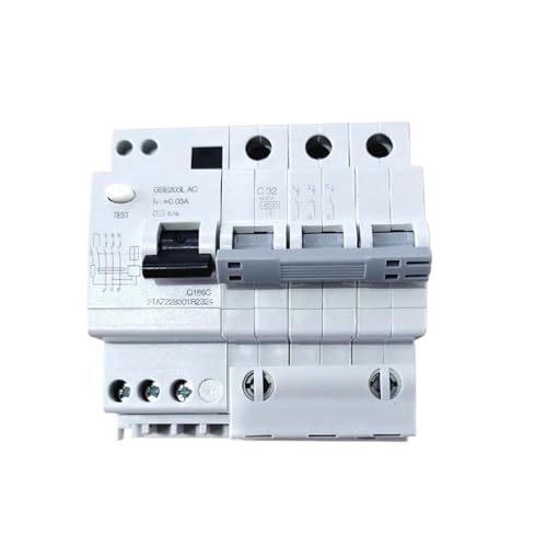 Disjoncteur différentiel 40A 4P interrupteur différentiel domestique triphasé rail DIN