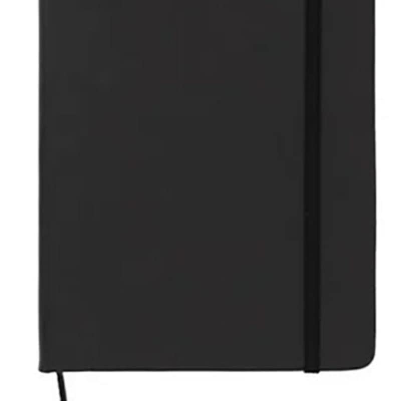 Tixiyu Cuaderno de Tapa Dura Tamaño A5, Elegante Marcapáginas con Cinta, Diario Forrado para Planificar, Tomar Notas, Material de Papel de Primera Calidad, Negro