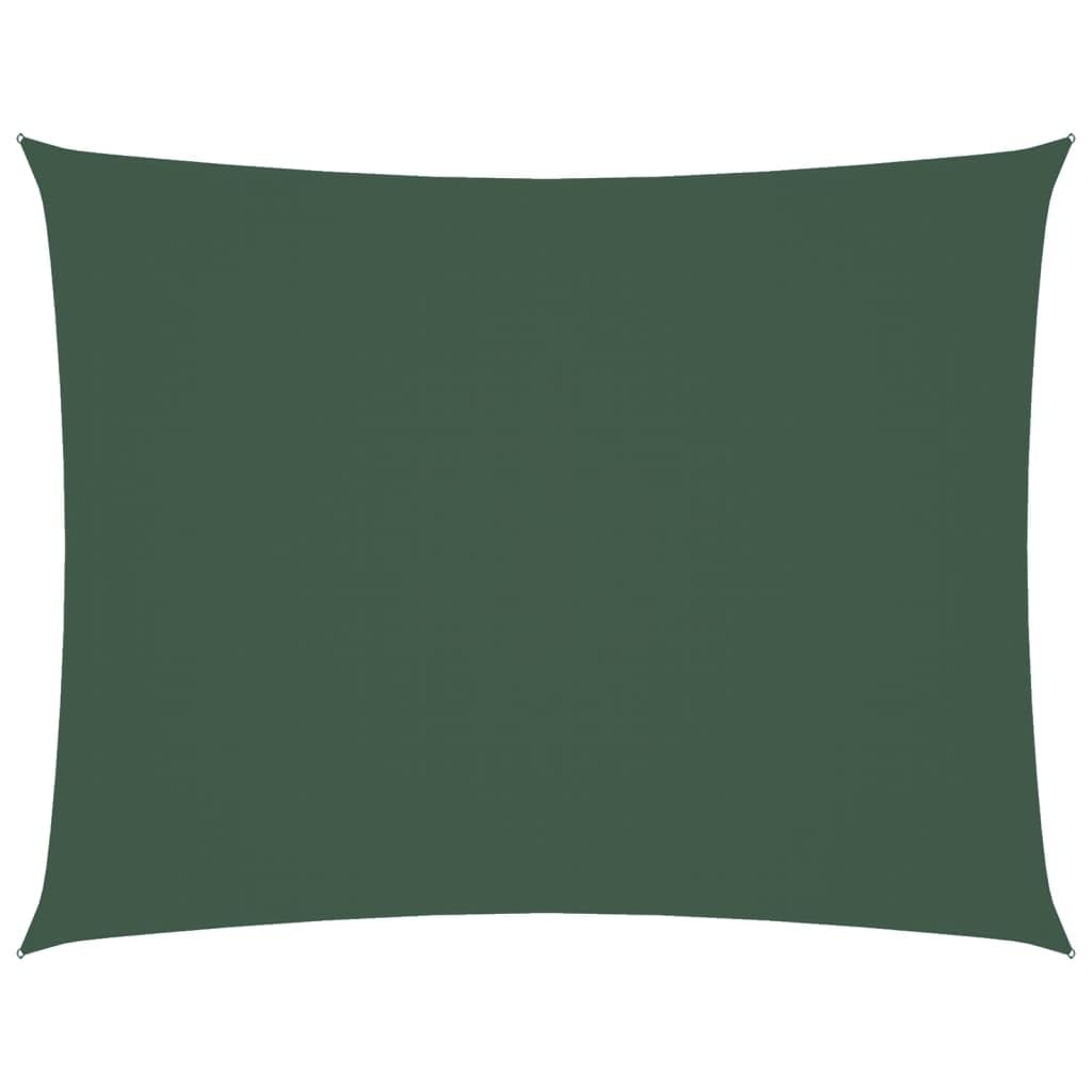vidaXL Sunshade Sail – Oxford Fabric Rectangular Patio Shade 2.5x4m Dark Green, UV & Rain Protection with Stainless Steel Fasteners — image 1