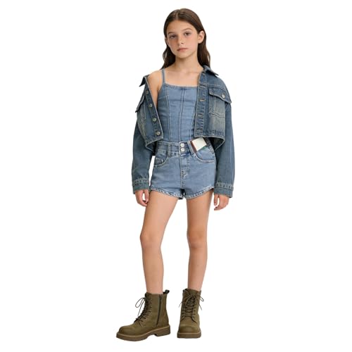 Short en jean fille léger et confortable anti-irritation