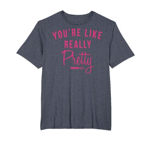 Mean Girls You're Like Really Pretty Movie Quote T-Shirt, Men's Big and Tall, Heather Blue, 4X Tall