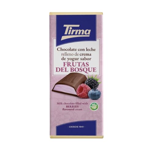 Tirma Tableta de Chocolate con Leche Rellena de Crema...