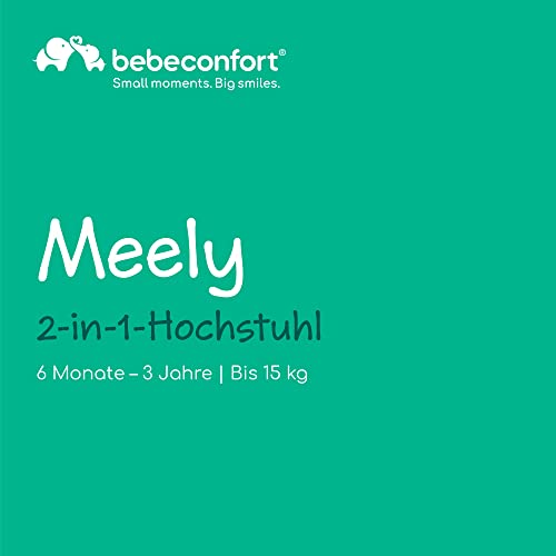 Bebeconfort Meely 2-in-1 Verstellbarer Hochstuhl, 0–15 kg, Dark Grey – Ansicht 2