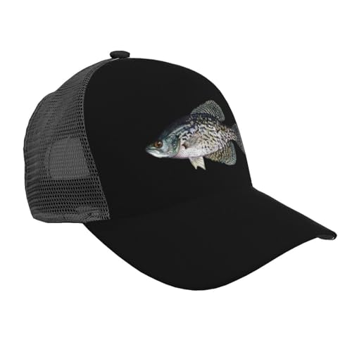 Crappie Fish Unisex Mesh Baseball Caps - Classic Adjustable Hat