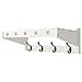 Coat Hooks Mounted Creative Składany Płaszcz Stojak na ścianie Dekoracja Dekoracji Punch-Free/Punch Blue Haczyki do Korytarzem Wejście Kuchnia Łazienka Sypialnia (rozmiar: 8 Haczyki, Kolor: A)