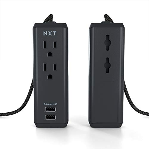 NXT Technologies 8 ft. 2-Outlet Extension Cord, Black - Image 4