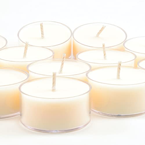 Orange Blossom Scented - 12 Pack - Scented Tealight Candles - Soy Beeswax Blend - Handmade In The Usa - Candeo Candle - Floral And Spring Scents #TOP1