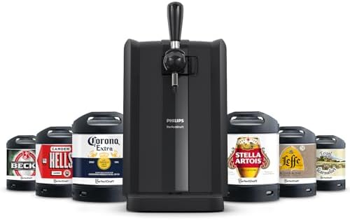 Fût PerfectDraft 6L inséré dans la tireuse Philips