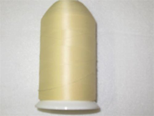 Bulk Ivory (5) - Polyester- Wooly Ovelocking Sewing Thread 7000 yards