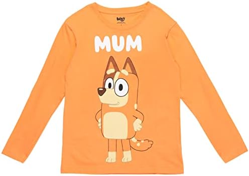 BLUEY BLUEY Bingo Chilli Mom Bandit Dad Matching Long Sleeve T-Shirt Toddler to Adult