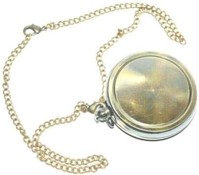 Brújula vintage de latón con reloj de sol 2.5 pulg miniatura 4