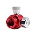 ZCTCL New Paintball Inner Thread,CO2 Cylinder Tank,On/Off Valve with 1500Psi Gauge,G1/2-14 (red)