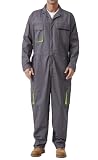 SUSHIMIAN Men's Work Coverall Long Sleeves Overalls Mechanics Coveralls Workwear Jumpsuit with Multi Pockets...