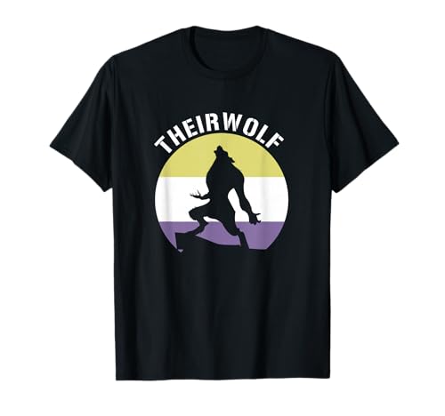 Ihr Wolf Nonbinary Pride T-Shirt