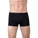 Souverän Blasenschwäche Unterwäsche Männer - Boxer Unterhose für leichte Inkontinenz bei erwachsenen Männern, waschbar & antibakteriell, 60ml Flüssigkeitsaufnahme, Größe L (EU 50)