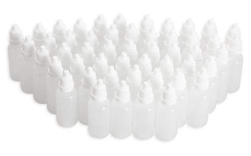 DIY Crafts 50ML, Dropper Bottles, 50 Pcs Clear White Plastic Empty Squeezable Dropper Bottles Eye Li(50ML, Dropper Bottles)-image-36