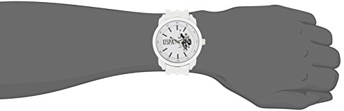 U.S. Polo Assn. Sport Men's USP9035 Analog Display Analog Quartz White Watch, White, Quartz Movement