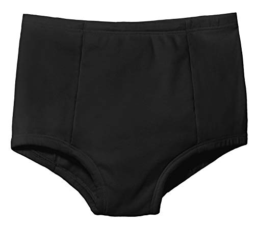 Image of City Threads Boys & Girls Training Underwear Pants Panties Underpants for Potty Training Kids Toddlers - All Cotton for Sensitive Skins SPD Sensory Friendly Clothing, Black, 8