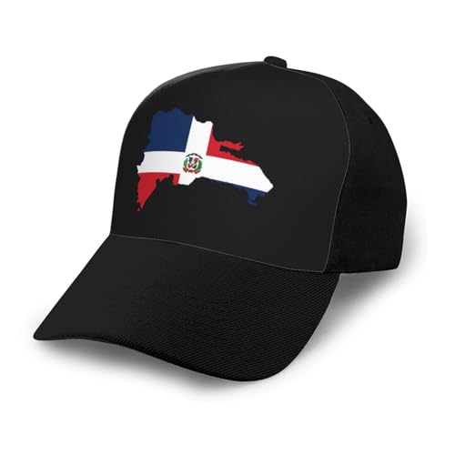 Flag of The Dominican Republic Unisex Classic Adjustable Curved Brim Baseball Cap, Trucker Hat
