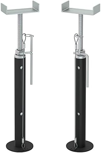 TeukRiGa RV Slide Out Support Jacks, 15"-37" Heavy Duty Slide Out Stabilizers for RV, Camper, Travel Trailer, Supports Up to 5,000 lbs Each, 2Pcs