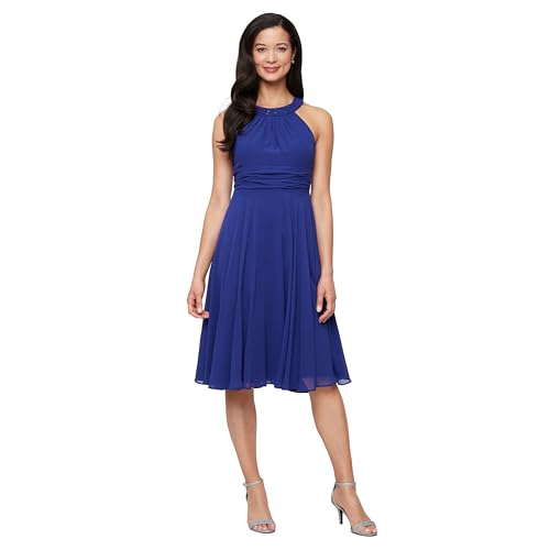 Image of S.L. Fashions Women's Chiffon Mother of the Bride Jacket Dress with Beaded 3 /4 Sleeves and Neckline (Plus Size)