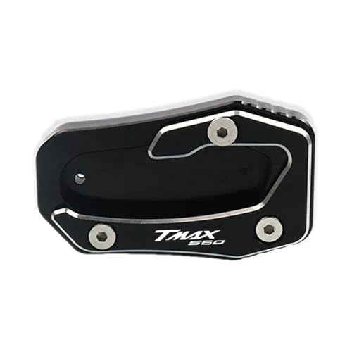 ���ԃX�^���h �ɓK�����郄�}�n Tmax Tech Max TMAX560 T MAX 560 2019 2020 2021 2022 �o�C�N�p�L�b�N�X�^���h �T�C�h�X�^���h �g��G�N�X�e���V����(Black)