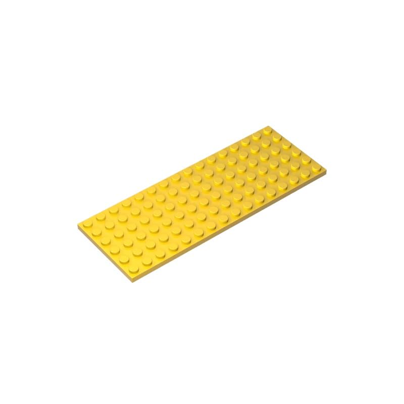 XYEIUGO Compatible with LEGO 3027 Foundation Plate 6x16, Yellow, 10 PCS โ image 1