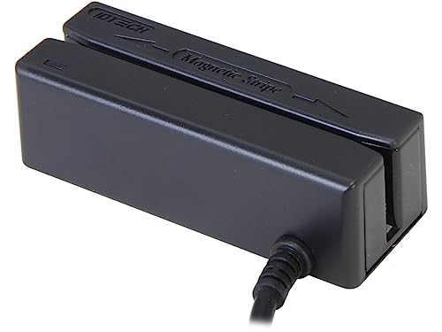 Idtech IDMB-334133B MiniMag II MagStripe Reader, Track 1, 2, and 3, USB Keyboard Emulation, Black