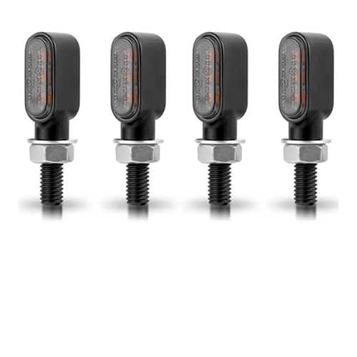 Clignotants LED moto 12V éclairage puissant 8mm Cafe Racer