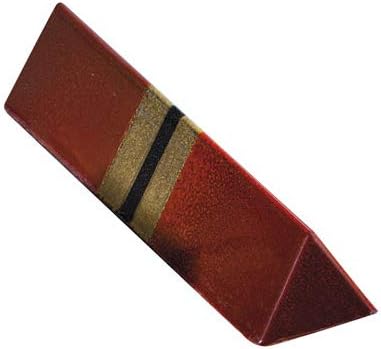 Martellato Molde de policarbonato para chocolate, barra triangular (registro) 3.780 in