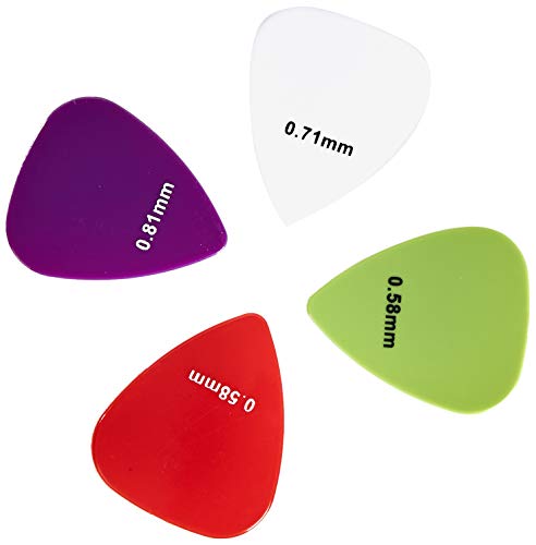 Amazon Basics Lot de 10 médiators pour guitare en nylon Couleurs unies - Les Beatles, Paul McCartney, John Lennon, RIngo Starr, George Harrison Amazon Basics Lot de 10 médiators pour guitare en nylon Couleurs unies – Image 3
