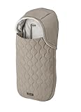 Inglesina Sacco Termico Newborn 3 in 1 per Culla e Seggiolino Auto, Interno in Caldo Fleece, Esterno Trapuntato Water-Resistant, Cappuccio Removibile, 40 x 76 cm, Medium Beige