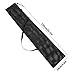 Jeorywoet Kayak Paddle Bag Portable Nylon Mesh Boat Canoe Paddle Pouch with Adjustable Strap, Canoe Paddle Pouch