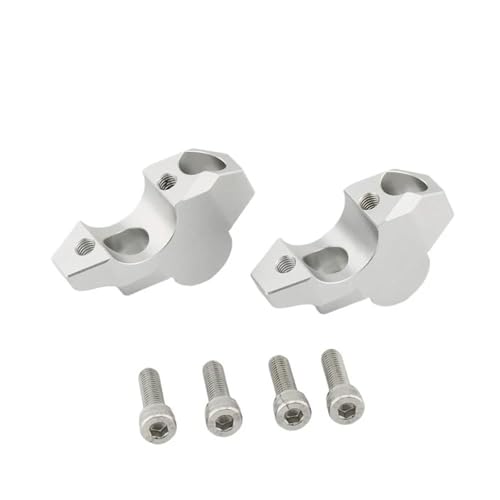 Adaptador extensión manillar moto ADV150 ADV160 ADV350 X-ADV 750 alzador plata 4