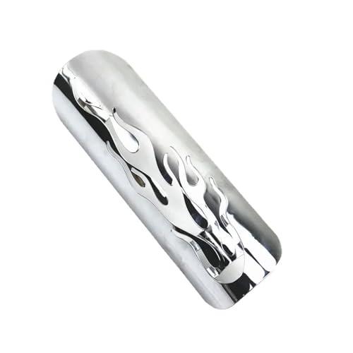 Protector térmico de escape universal para tubo de moto cruiser custom 5
