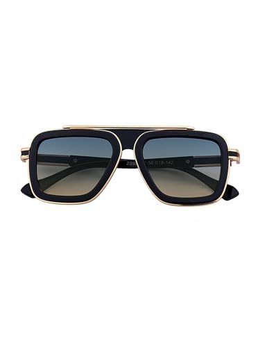 Image of Fashion Men Sunglasses Square Frame Shades for Men UV400 Protection Sunnies(98082)