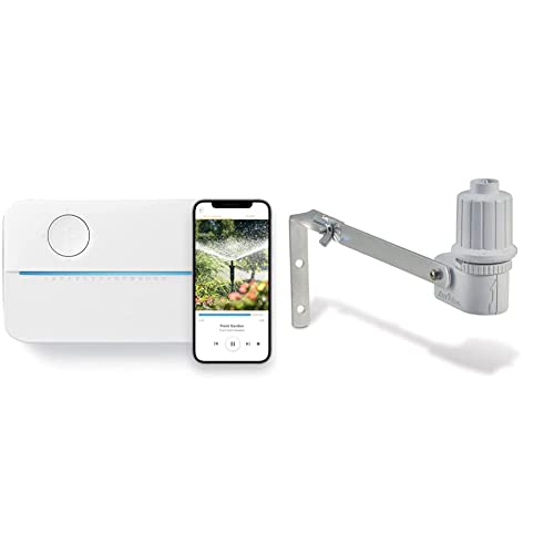 Rachio 16Zulw-C 16 Zone: 3Rd Generation Smart Sprinkler Controller With Hyperlocal Weather Intelligence, 16 Zone (3Rd Generation) & Rain Bird Cprsdbex Wired Rain Sensor With Mounting Bracket And Wire #TOP5