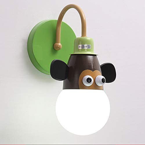 Lámpara de pared de dibujos animados para iluminación infantil en salas de estar