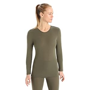 Icebreaker Women’s 175 Everyday Cold Weather Base Layer Thermal Long Sleeve Crewneck T-Shirt