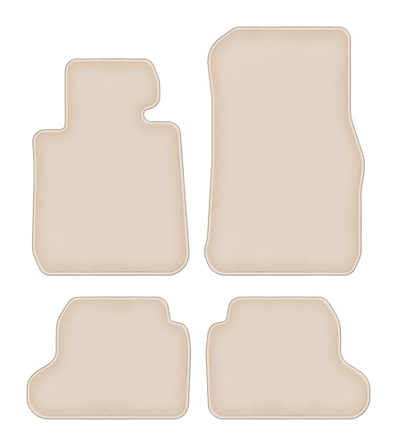 Tapis de voiture en velours beige contre l'usure des sols de BMW F22