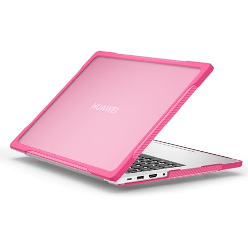 Funda para Huawei MateBook D14 2023 carcasa rígida rosa PC y marco TPU