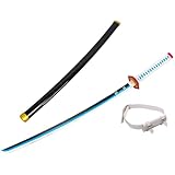 鬼殺隊刀 ABS 日輪刀長さ:104cm 鬼滅の刃 鬼殺隊 完成度高い 模造刀 模擬刀 冨岡義勇刀 竈門炭治郎剣 我妻善逸刀 武器 (冨岡義勇刀)