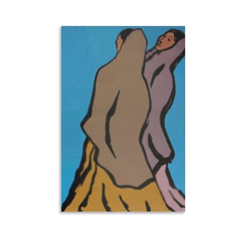 R.C. Gorman, poster artistico da parete con donne che camminano nel 1979, decorazione per soggiorno e casa, 20 x 30 cm
