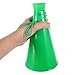 UPKOCH 6pcs Plastic Cheer Megaphones for Sports Events, Concerts, and Parties, Green Noise Makers for Fun and Excitement (Green)