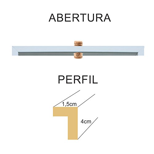 Quadro Porta Rolhas Kapos Multicor 32X42cm