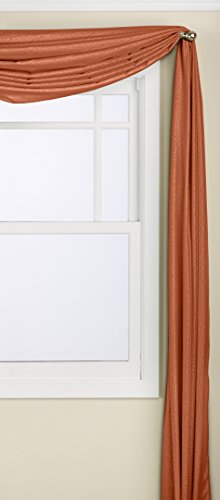 Lorraine Home Fashions Reverie Scarf, 60 by 216-Inch, Spice
