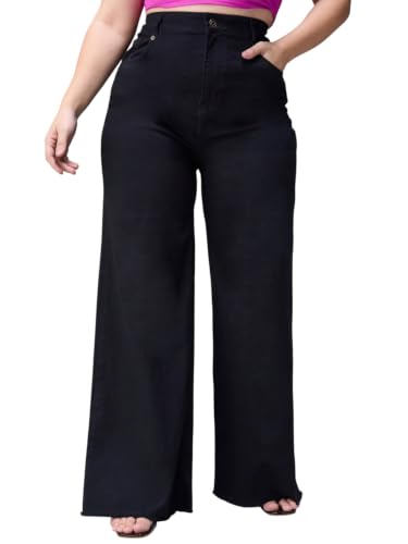 Image of Miss Chase A+ Women's Bootcut High Rise Regular Stretchable Denim Jeans